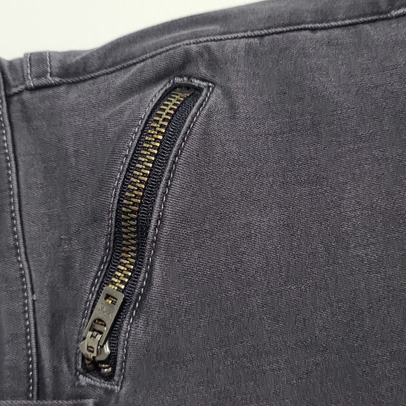 RAG & BONE Moto Skinny Zippered Jeans in Seattle Grey Size 28 - Picture 10 of 16
